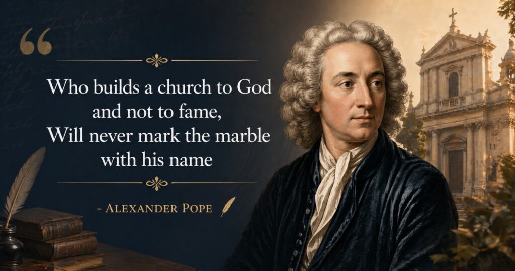 Alexander Pope best quote on God