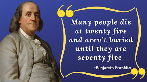 Benjamin Franklin death quote