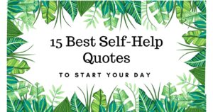 Best Self Help Quotes