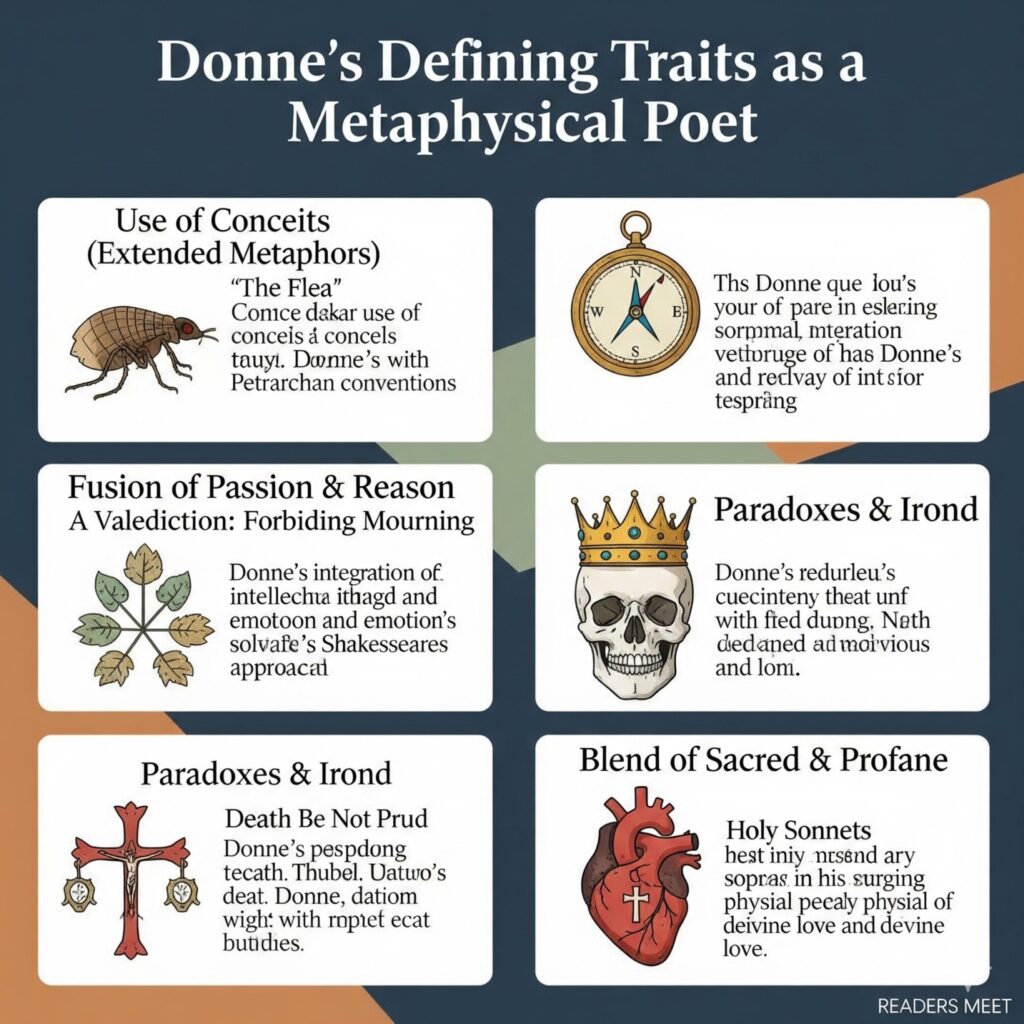 Reasons why John Donne is a Metaphysical Poet