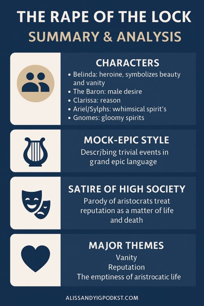 rape of the lock as a mock epic