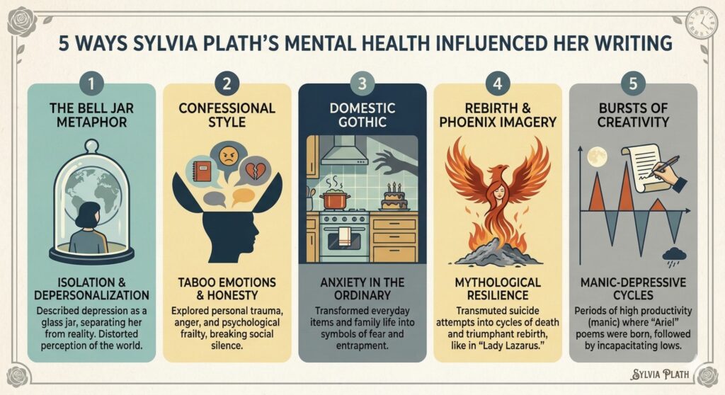 5 ways Sylvia Plath’s Mental Health influenced her writing