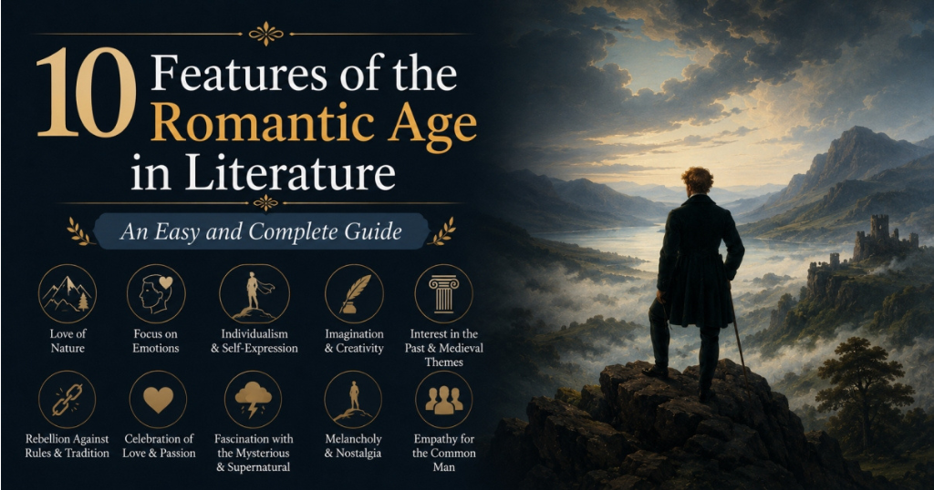 A guide to features of the Romantic Age in literature