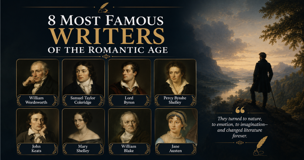 Most Famous Writers of the Romantic Age