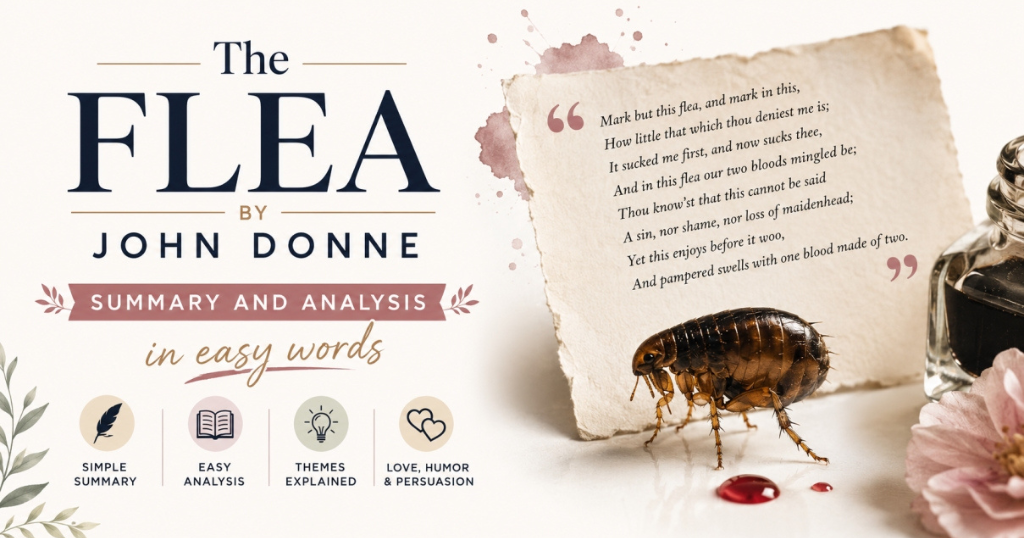 The Flea by John Donne Summary and Analysis