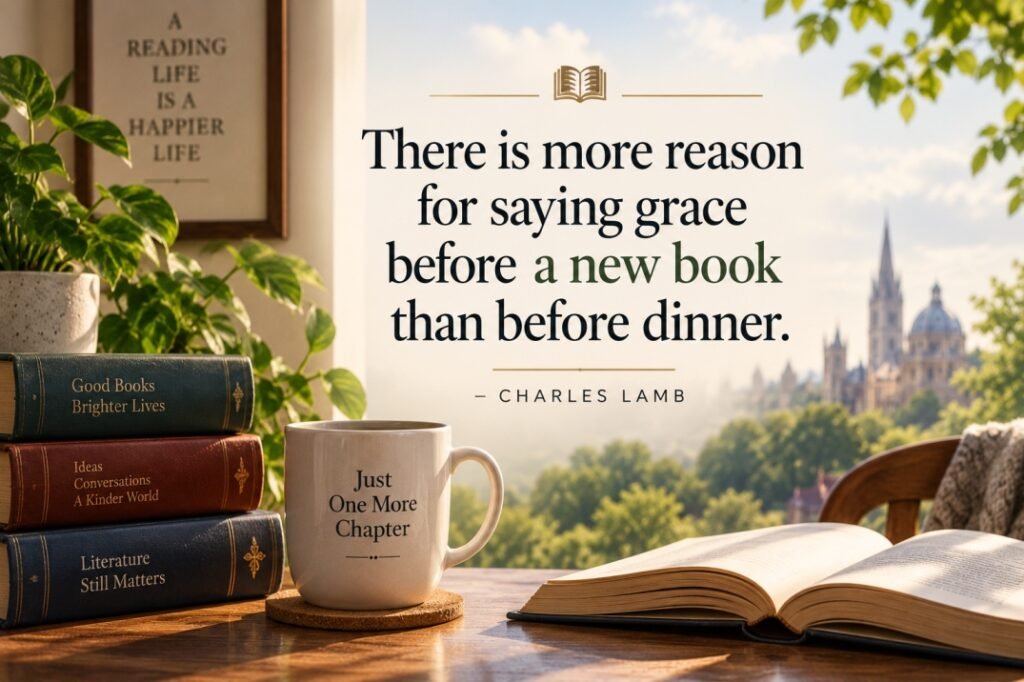 Charles Lamb quote on reading